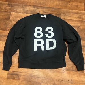 83RD Black Crewneck Men's Sweater